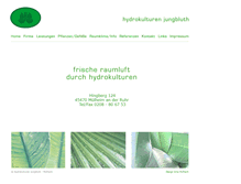 Tablet Screenshot of hydrokulturen-jungbluth.de